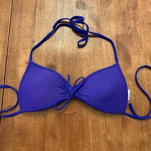 Royal blue Body Glove bikini top.